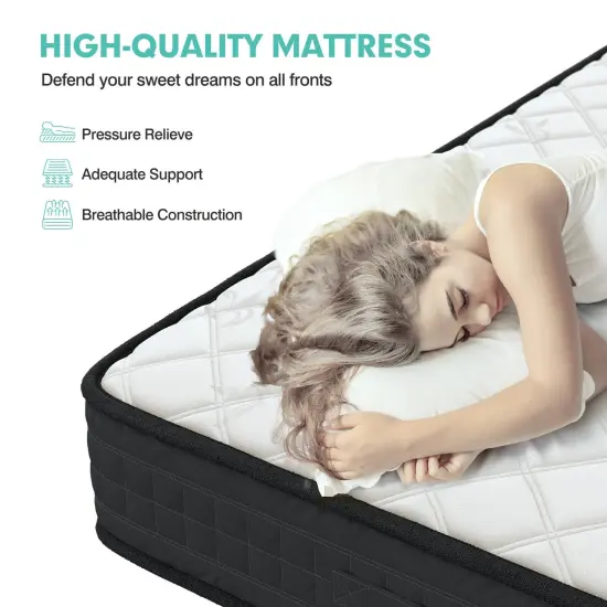 Breathable Memory Foam Bed Mattress Medium Firm for Pressure Relieve {5}