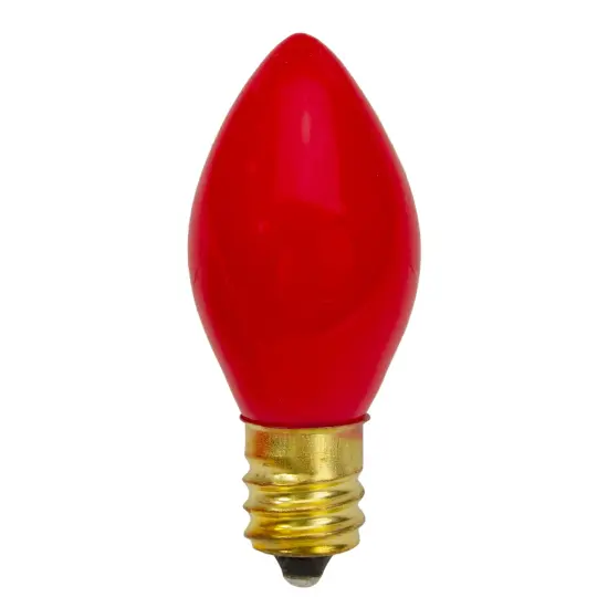 Northlight C7 Opaque Christmas Replacement Bulbs - Red - 4ct {4}