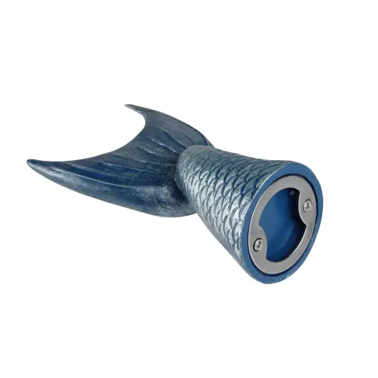 Wild Eye 4.5" Blue Mermaid Tail Nautical Style Resin and Metal Bottle Opener {3}