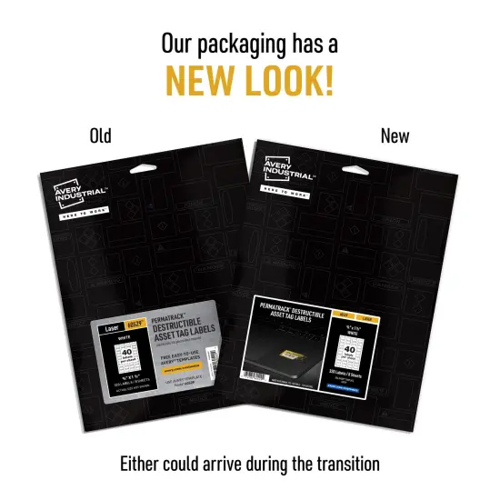 Avery PermaTrack Destructible Asset Tag Labels, 3/4" x 1-1/2", 320 Asset Tags (60529) {2}