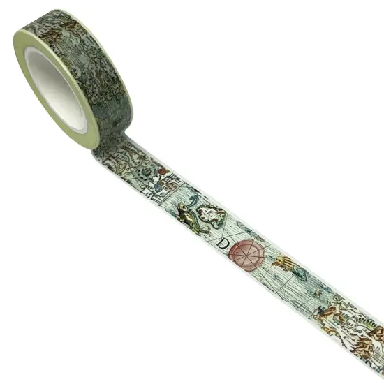 Wrapables Washi Masking Tape Voyager Map {2}