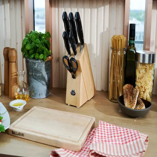 BALLARINI Brenta 7-pc Knife Block Set {6}