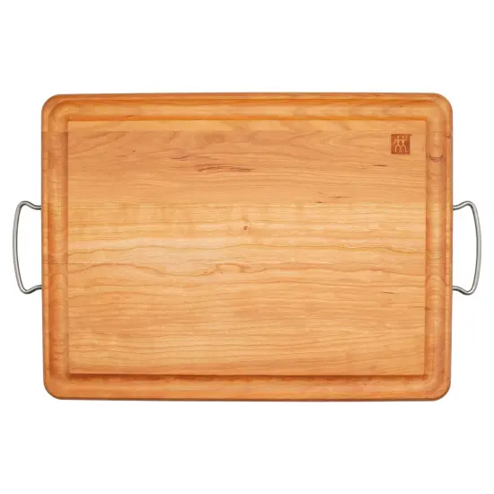 ZWILLING Cherry Wood Carving Board with Handles {6}