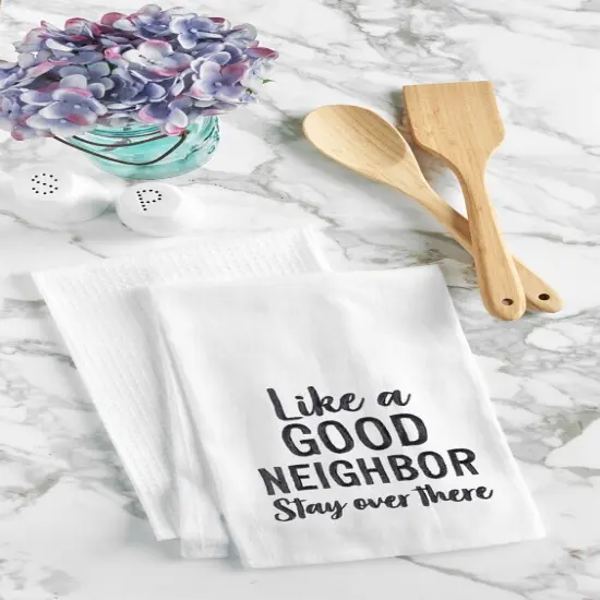 Good Neighbor Flour Sack Kitchen Towel {4}