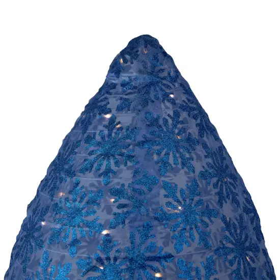 Northlight LED Lighted Retro Light Bulb Outdoor Christmas Decoration - 32" - Blue {3}