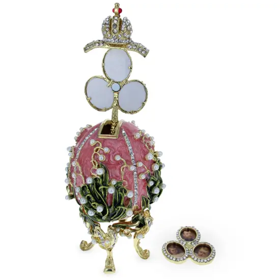 1898 Lilies of the Valley Musical Royal Imperial Easter Egg 6.3 Inches {5}