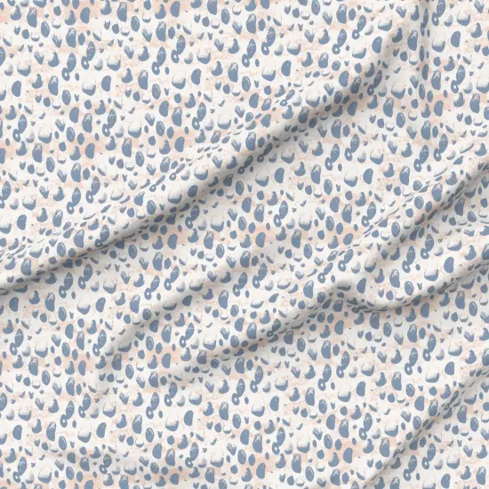 Various Fabrics by the Yard or Fat Quarter Coastal Neutral Shells Blue Beige Ocean Sea Sand Summer Pastel Custom Printed Fabric by Spoonflower {6}