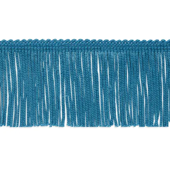 20 Yards of 2" Chainette Fringe Trim | 20 yard cut Blue {1}