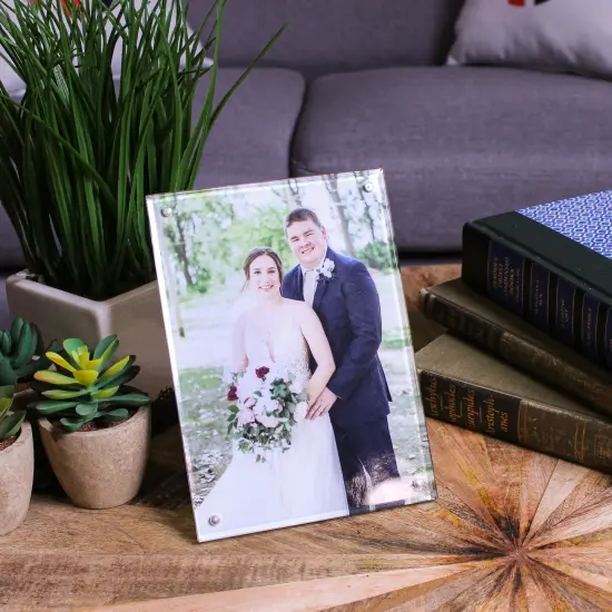 Creekview Home Emporium 5x7in Sturdy Clear Magnetic Acrylic Picture Frames {6}