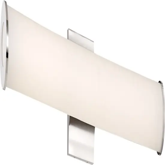 Nuvo Saber 37" LED Vanity & Wall w/ White Acrylic Diffuser in Polished Nickel {1}