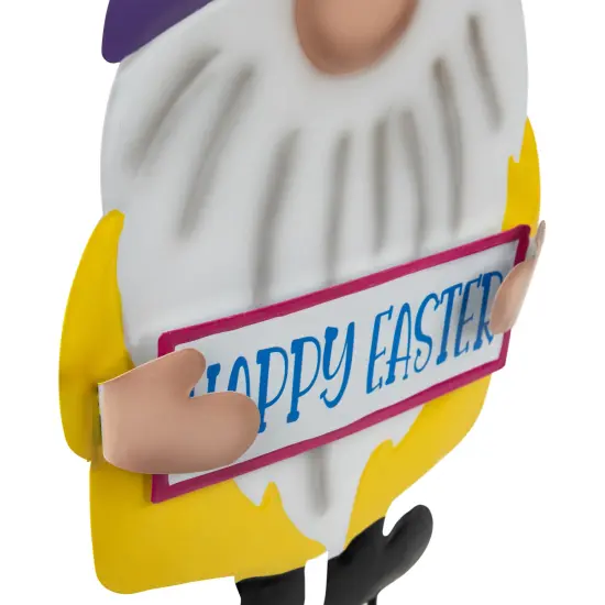 Northlight Happy Easter Gnomes Outdoor Garden Stakes - 27" - Set of 2 Pink {7}