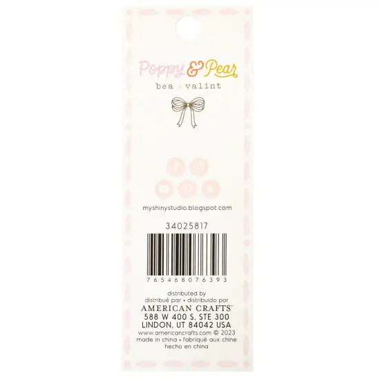 American Crafts Poppy And Pear Enamel Dots-69/Pkg {3}