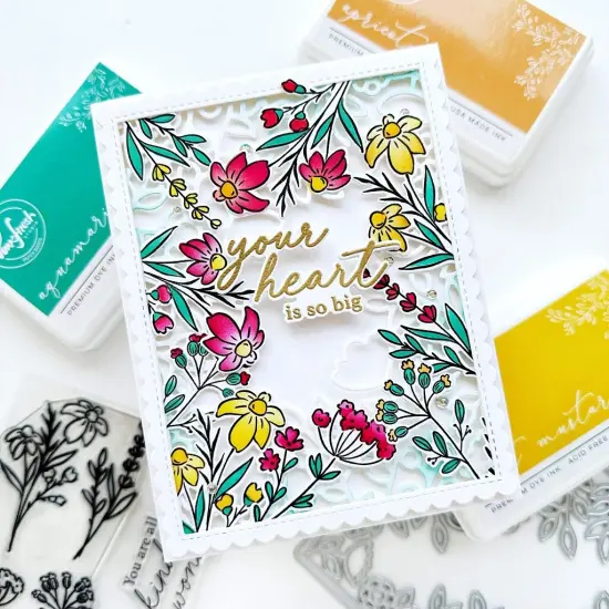 Pinkfresh Studio Clear Stamp Set 4"X6"-All Kinds Of Wonderful {5}