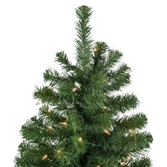 Northlight 7' Pre-Lit Norfolk Spruce Artificial Christmas Tree, Clear Lights Green {5}