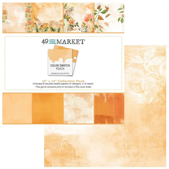 49 And Market Collection Pack 12"X12"-Color Swatch: Peach {3}