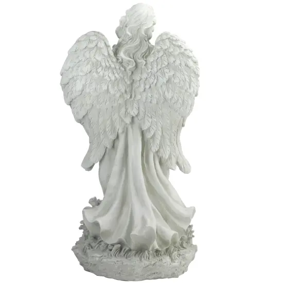 Northlight 24.5" Light Olive Green Praying Angel Decorative Outdoor Garden Statue {7}