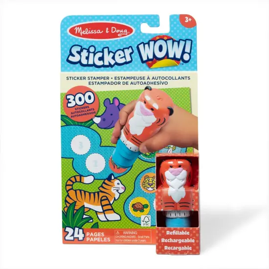 Sticker WOW! Sticker Stamper & Activity Pad - Tiger, 2 Sets {5}