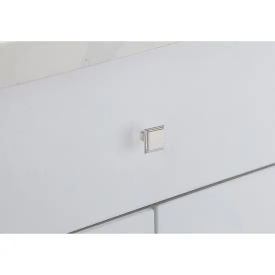 Wilow 1" Brushed Nickel Square Knob Multipack (Set of 10) {3}