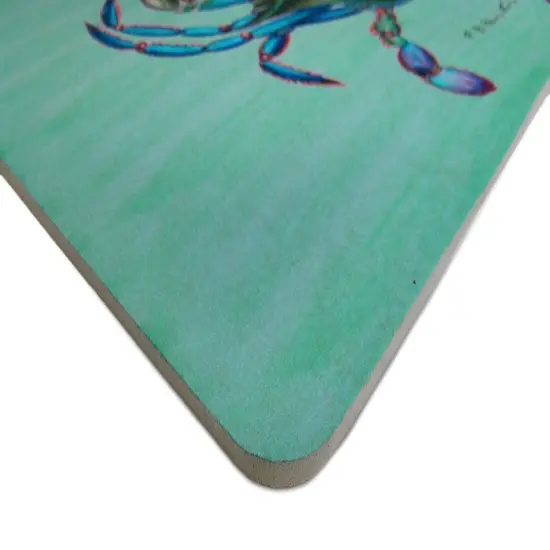 Betsy Drake Colorful Blue Crab Comfort Floor Mat 18 In. X 26 In. {3}