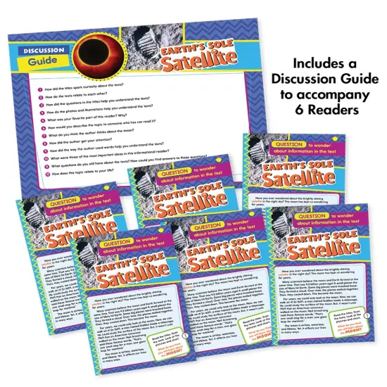 Carson Dellosa Ready to Go: Question Guided Reading Set, Grades 3-4 Resource Book With 36 Nonfiction Leveled Readers, Discussion Guides, Prompts, and More {3}