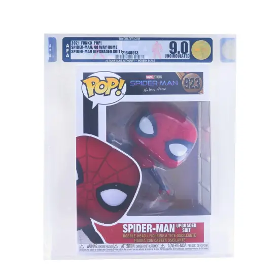 Marvel Spiderman No Way Home Funko POP | Spiderman Upgrade Suit | Rated AFA 9.0 {1}