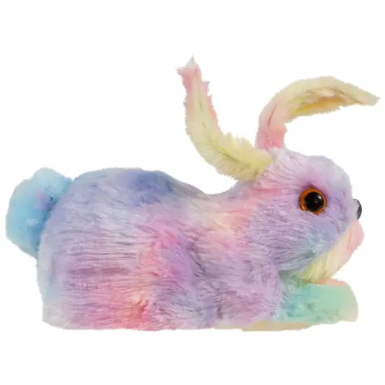 Northlight Plush Pastel Tie Dye Easter Bunny Figurine - 7" - Multicolor {5}