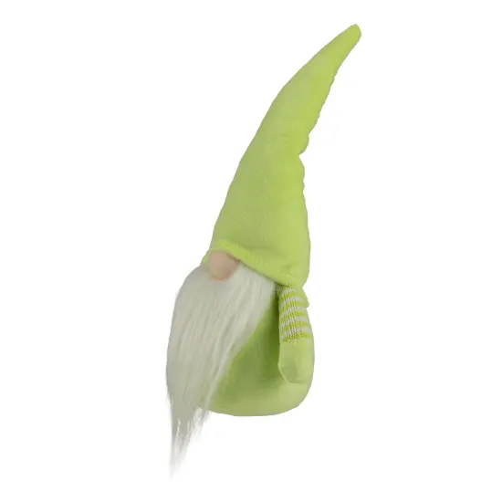 Northlight 12" Lime Green and White Spring Gnome {5}