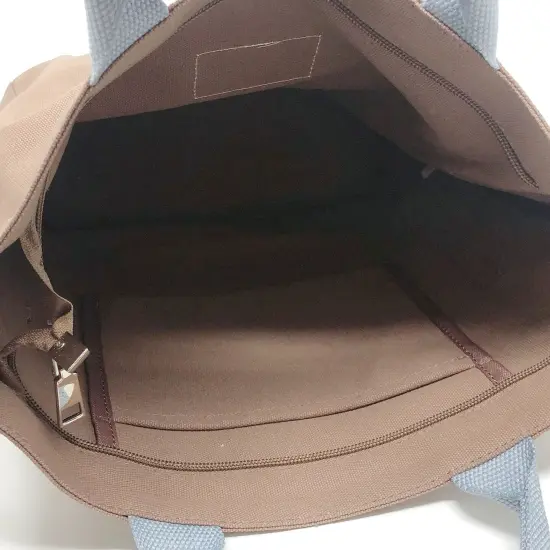 Wrapables Canvas Tote Bag for Women, Casual Cross Body Shoulder Handbag Chocolate {3}