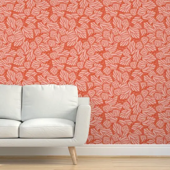 Pre-Pasted Wallpaper 2FT Wide Animal Print Modern Abstract Insect Nature Custom Pre-pasted Wallpaper by Spoonflower {5}