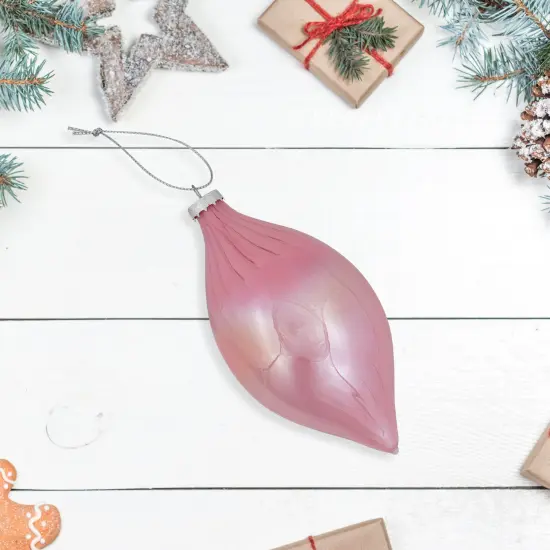 Northlight 5.5" Pink Finial Christmas Glass Ornament {3}