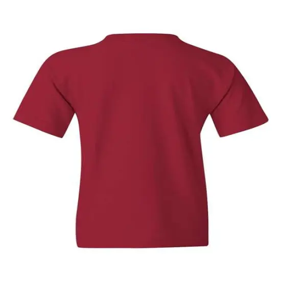 Gildan&reg; Heavy Cotton Crew Neck Short Sleeve Youth T-Shirt Cardinal {3}