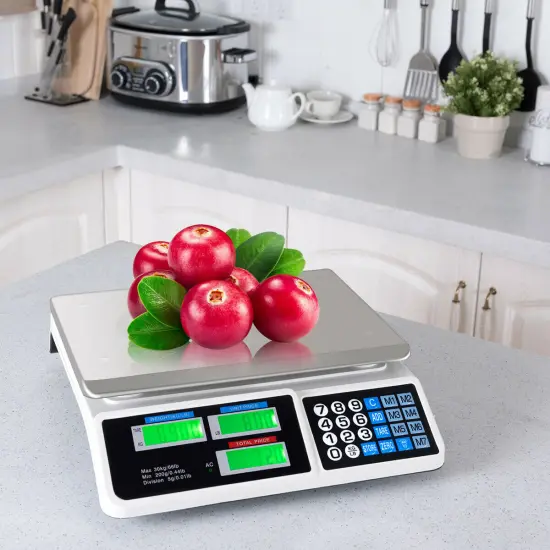 66Lbs Digital Weight Scale Price Computing Retail Count Scale Food Meat Scales {2}