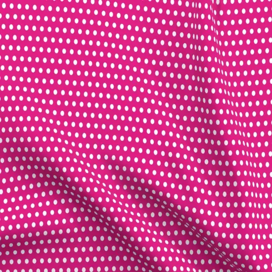 Various Fabrics by the Yard or Fat Quarter Pink Bright Retro Hot Neon Dreamy Fashion Doll Polka Dot Custom Printed Fabric by Spoonflower {5}
