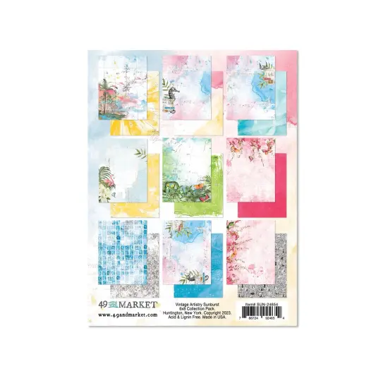 49 And Market Collection Pack 6"X8"-Vintage Artistry Sunburst {2}