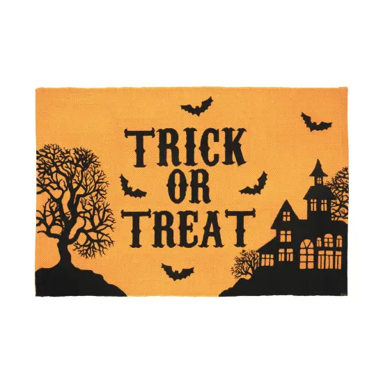 2'0" x 3'0" Halloween Haunted House "Trick or Treat" Premium Indoor Rug {1}