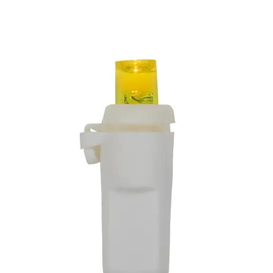Northlight LED Wide Angle Christmas Lights - Yellow - 33' White Wire - 100 ct {5}