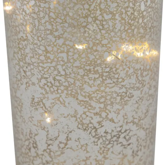 Northlight LED Lighted Dripping Candle Christmas Decoration - 13" Gold {7}