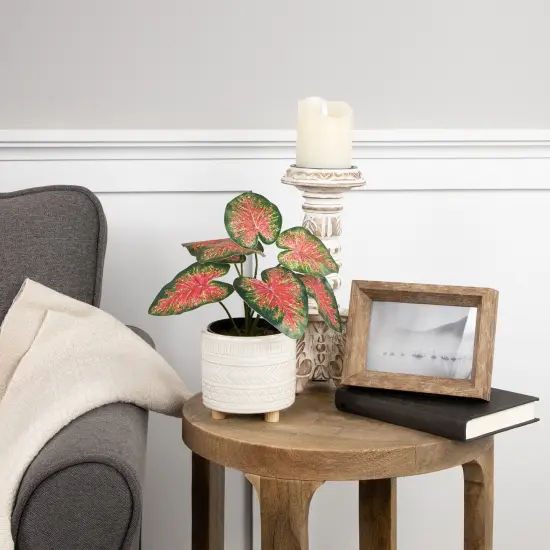 Northlight 8" Rohdea Spring Floral Artificial Potted Plant Green {3}