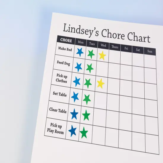 Avery Foil Star Stickers, Assorted Colors, 440 Per Pack, 10 Packs, 4,400 Star Stickers Total (06007) {3}