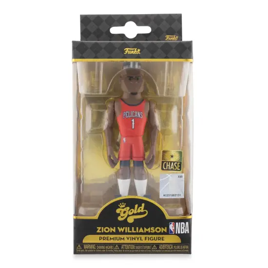 New Orleans Pelicans NBA Funko Gold 5 Inch Vinyl Figure | Zion Williamson CHASE {6}