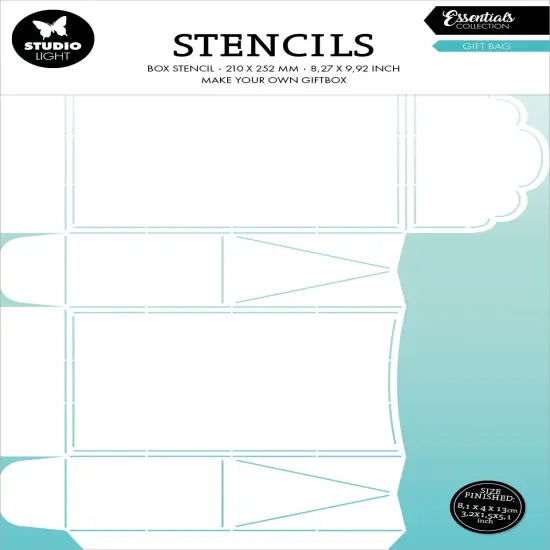 Studio Light Essentials Stencil-Nr. 252, Giftbag {1}