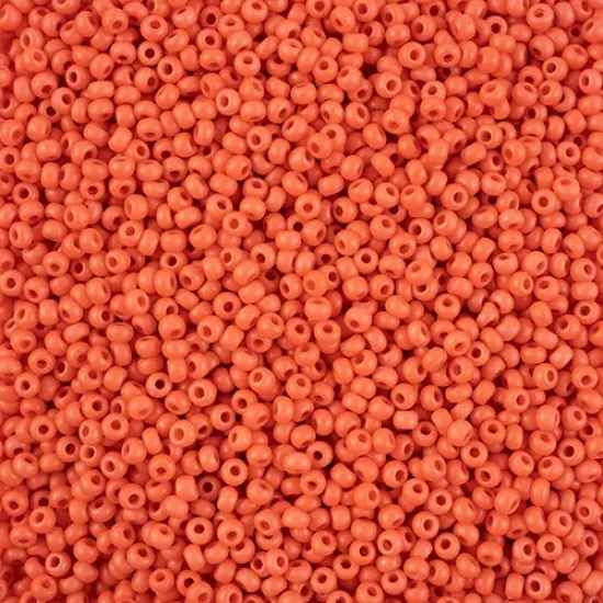 John Bead 8/0 Terra Intensive Matte Czech Glass Seed Beads, 500g Orange {1}