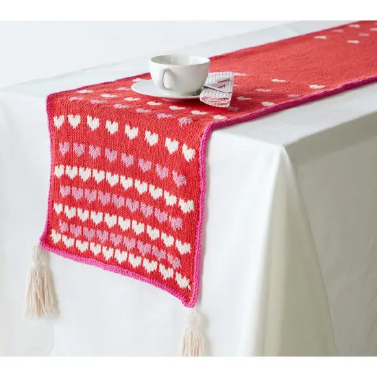 LilySugar&Cream Sprinkle of Love Table Runner Knit Kit Multi {1}