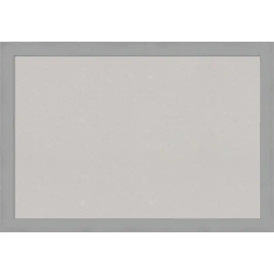 Brushed Framed Corkboard, Grey Cork Brushed Nickel {1}