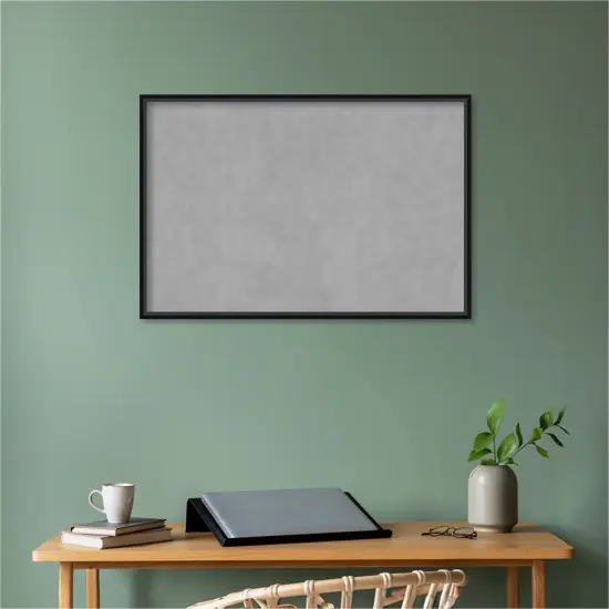 Lucie Wood Framed Magnetic Board Lucie Black {5}
