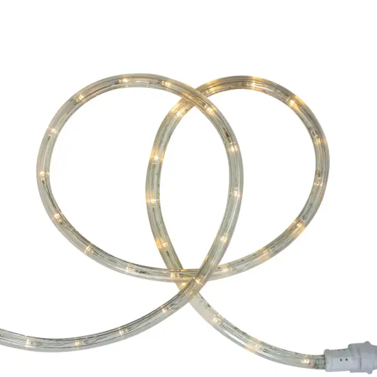 Hofert Commercial Length LED Flexible Christmas Rope Light - Warm White - 96' {1}