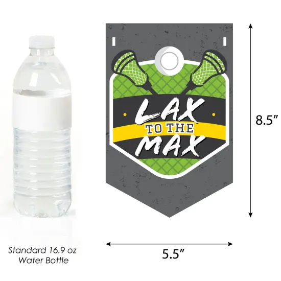 Big Dot of Happiness Lax to the Max Lacrosse Birthday Party Bunting Banner Party Decorations Happy Birthday {3}
