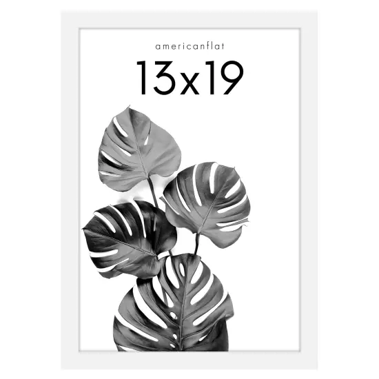 Americanflat Gallery Picture Frame - Photo Frame for Wall Decor - Shatter Resistant Glass - Adjustable Hanging Hardware - Includes Easel for Tabletop Display {7}