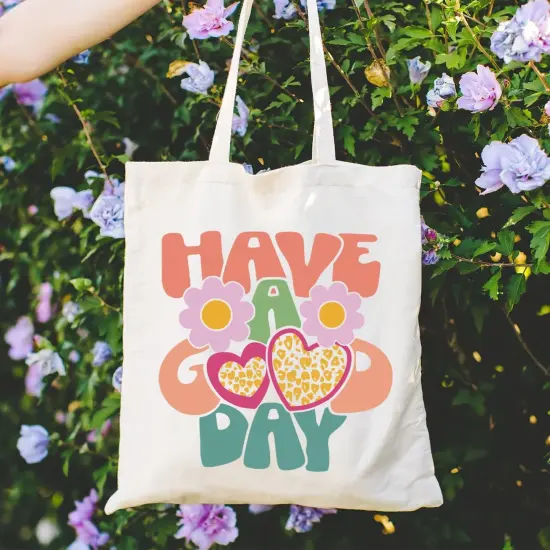 Canvas Tote Bag for Women with Zipper Pocket Aesthetic Cloth Cotton Totes Reusable Grocery Bags Shoulder Book Bags Gifts {5}