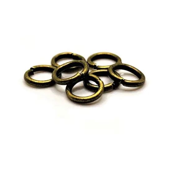 100, 500 or 1,000 Pieces: 6 mm Bronze Open Jump Rings, 18g {1}